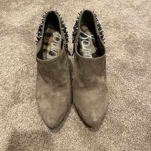 Sam Edelman studded suede booties